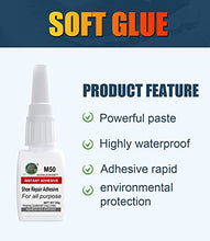 Load image into Gallery viewer, Instant Professional Grade Shoe Repair Glue, Fix Soles, Heels, Leather and Rubber Boots, 20 Grams, Leather Shoes, Sports Shoes, High Heel Shoes, Climbing Shoes, Canvas Shoes
