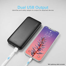 Load image into Gallery viewer, 2-Pack Miady 10000mAh Dual USB Portable Charger, Fast Charging Power Bank with USB C Input, Backup Charger for iPhone X, Galaxy S9, Pixel 3 and etc …
