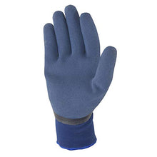Load image into Gallery viewer, Men's HydraHyde Cold Weather Work Gloves, Water-Resistant Latex Double Coating, Large (Wells Lamont 575L) , Blue
