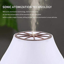 Load image into Gallery viewer, CWH&amp;WEN Cool Mist Humidifiers,400Ml Essential Oil Diffuser for Aromatherapy, Aroma Diffusers Cool Mist Humidifiers with Waterless Auto Shut Off for Yoga, Office, Spa, Bedroom, Baby Room,Brown
