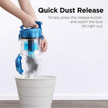 Load image into Gallery viewer, Eureka NEN110A Whirlwind Bagless Canister Vacuum Cleaner, Lightweight Corded Vacuum for Carpets and Hard Floors, Blue
