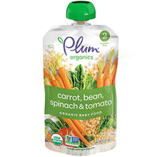 Load image into Gallery viewer, Plum Organics Hearty Veggie, Organic Baby Food, Variety Pack, 3.5 Ounce Pouch (Pack of 18)

