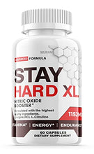 Load image into Gallery viewer, Stay Hard XL Pills, New &amp; Improved Advanced StayHard XL Fast Acting Supplement, StayHardXL Powder Capsules, Tablets Booster, Capsulas Reviews, 1 Month Supply
