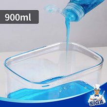 Load image into Gallery viewer, MR.SIGA 2 in 1 Premium Soap Dispenser and Sponge Holder, Dishwashing Soap Pump Dispenser for Kitchen Countertop, White
