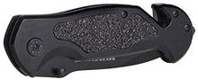 Load image into Gallery viewer, Humvee HMV-KC-ER1 Black Emergency Rescue Knife &amp; Light Combo
