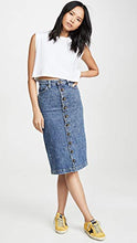 Load image into Gallery viewer, Lee Vintage Modern Women's High Rise Midi Skirt, Leesure Blue, 28
