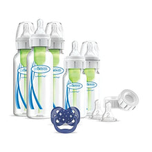 Load image into Gallery viewer, Dr. Brown’s Anti-Colic Options+ Narrow Baby Bottle Gift Set with 4oz &amp; 8oz Bottles &amp; PreVent Pacifier
