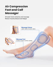 Load image into Gallery viewer, Renpho Leg Massager for Circulation and Relaxation, Foot and Calf Massager Machine with 5 Modes 4 Intensities, Gifts for Men Women Dad Mom, Over Wide Size Leg Wraps Home Use
