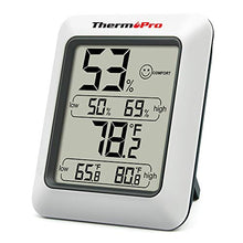 Load image into Gallery viewer, ThermoPro TP50 Digital Hygrometer Indoor Thermometer Room Thermometer and Humidity Gauge with Temperature Humidity Monitor
