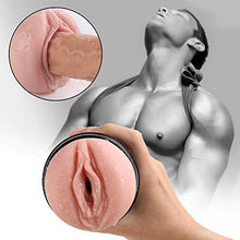 Load image into Gallery viewer, Male Masturbators Cup Vibration,Male Sex Toys Crystal Masturbator Stroker Transparent Sex Sleeve Pocket Pussy Adult Sex Toys for Male Masturbation
