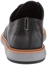 Load image into Gallery viewer, Clarks Men's Draper Lace Oxford, Black Leather with Grey Outsole, 12 M US
