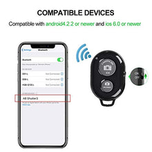 Load image into Gallery viewer, Phone Tripod LINKCOOL 360 Degree Rotation Flexible Octopus Travel Tripod for iPhone/Smartphone/Ipad/DSLR/Sports Action Camera with Bluetooth Wireless Remote Shutter - Black

