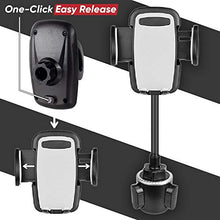 Load image into Gallery viewer, R2 Cup Holder Phone Mount - Compatible with All Models of iPhone, Samsung, Google, Motorola, Nokia, LG, Sony, Lenovo, Huawei &amp; More!

