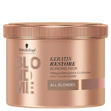 Load image into Gallery viewer, Schwarzkopf Professional BlondMe All Blondes Keratin Restore Bonding Mask 500ml
