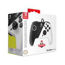Load image into Gallery viewer, PDP Gaming Faceoff Deluxe+ Wired Switch Pro Controller - Officially Licensed by Nintendo - OLED Model- Black/White - Nintendo Switch
