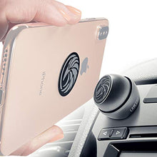 Load image into Gallery viewer, Universal Car Phone Mount Magnetic - All-Metal iPhone Car Mount for Any Smartphone or GPS - Truly One-Handed Cell Phone Holder for Car Dashboard
