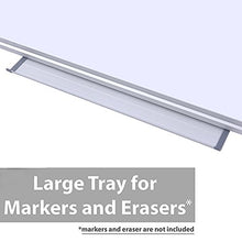 Load image into Gallery viewer, Magnetic Dry Erase Board with Removable Marker Tray| Commercial Quality Wall-Mounted Aluminum Message Presentation White Board for Kids, Students &amp; Teachers (36" x 24"-2 Pack)

