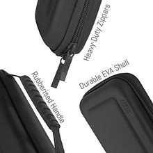 Load image into Gallery viewer, Orzly Carry Case Compatible with Nintendo Switch and New Switch OLED Console - Black Protective Hard Portable Travel Carry Case Shell Pouch with Pockets for Accessories and Games

