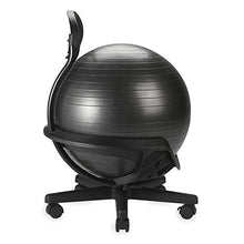 Load image into Gallery viewer, Gaiam Ultimate Balance Ball Chair - Premium Exercise Stability Yoga Ball Ergonomic Chair for Home and Office Desk with Reinforced Base, Air Pump, Exercise Guide and Satisfaction Guarantee
