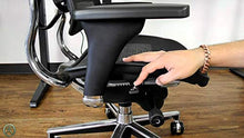 Load image into Gallery viewer, Eurotech Seating Ergohuman Mid Back Mesh Swivel Chair, Black
