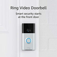 Load image into Gallery viewer, Ring Video Doorbell (1st Gen) – 720p HD video, motion activated alerts, easy installation – Satin Nickel
