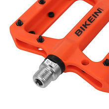 Load image into Gallery viewer, BIKEIN PRO Mountain Bike Pedals Platform Flat Pedal Sealed Bearing 9/16" Nylon Pedals with Wrench
