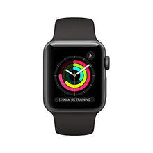 Load image into Gallery viewer, Apple Watch Series 3 (GPS, 38mm) - Space Gray Aluminum Case with Black Sport Band
