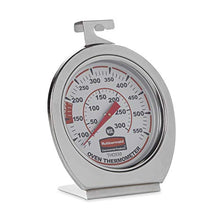 Load image into Gallery viewer, Rubbermaid Commercial Products Stainless Steel Instant Read Oven/Grill/Smoker Monitoring Thermometer
