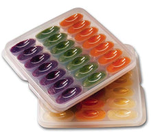 Load image into Gallery viewer, Mumi&amp;Bubi Solids Starter Kit, Two Reusable Baby Food Freezer Storage Trays - Perfect Container for Homemade Baby Food - Each Tray has 21 x 1 oz Cubes, 42 oz Total Capacity
