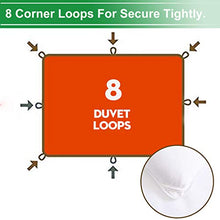 Load image into Gallery viewer, Luxury Smooth 100% Bamboo King Size Comforter 1800 Thread Count Soft Warm White Comforters All Season Year Around Quilted Down Alternative Duvet Insert 8 Corner Tabs Winkle Free (White, King)
