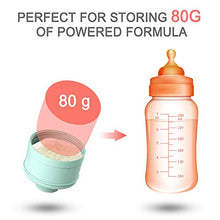 Load image into Gallery viewer, 1.ORIY Baby Milk Powder Formula Dispenser,Large Capacity，Non-Spill Twist-Lock Stackable Milk Powder Formula Container and Snack Storage for Travel,Powder Leakage Free,BPA Free,3 Compartment，Green
