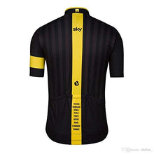 Load image into Gallery viewer, Team Sky Summer Cycling Jerseys Ropa Ciclismo Racing Short Sleeves Mens Bicycle Shirts Yellow
