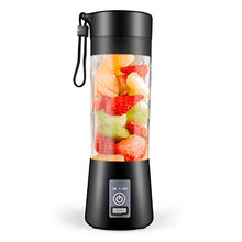 Load image into Gallery viewer, Dr.me Portable Blender, Personal Mixer Fruit Rechargeable with USB, Mini Blender for Smoothie, Fruit Juice, 380ml, Six 3D Blades for Great Mixing
