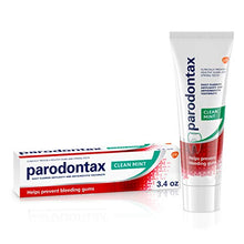 Load image into Gallery viewer, Parodontax Toothpaste for Bleeding Gums, Gingivitis Treatment and Cavity Prevention, Clean Mint - 3.4 Ounces
