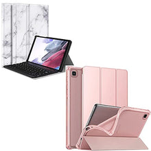 Load image into Gallery viewer, MoKo Bundle: Case for Samsung Galaxy Tab A7 Lite 8.7 inch 2021 Model (SM-T220/T225/T227), Slim Lightweight Tri-Fold Case + Keyboard Case
