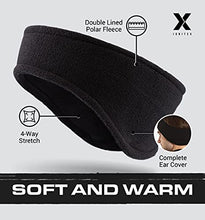 Load image into Gallery viewer, Ear Warmer Headband - Winter Fleece Ear Cover for Men &amp; Women - Warm &amp; Cozy Cold Weather Ear Muffs for Running &amp; Cycling
