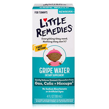 Load image into Gallery viewer, Little Remedies Gripe Water-No Alcohol, Sodium Bicarbonate, Artificial Color &amp; Gluten Free-Safe for Newborns, 4 Fl. Oz (Pack of 1)
