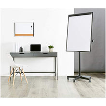 Load image into Gallery viewer, AmazonBasics Dry Erase Mobile Presentation White Board Easel, Non-Magnetic, Black

