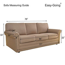 Load image into Gallery viewer, Easy-Going Sofa Slipcover Reversible Sofa Cover Water Resistant Couch Cover Furniture Protector with Elastic Straps for Pets Kids Children Dog Cat(Sofa, Gray/Light Gray)
