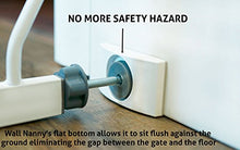 Load image into Gallery viewer, Wall Nanny - Baby Gate Wall Protector (Made in USA) Protect Walls &amp; Doorways from Pet &amp; Dog Gates - for Child Pressure Mounted Stair Safety Gate - No Safety Hazard on Bottom Spindles - Saver
