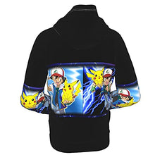 Load image into Gallery viewer, 3d Digital All Over Print Ash Zip Up Hoodie Casual Pullover Hooded Jacket Sweatshirts For Boys/Girls/Teenage 18-20 Years

