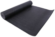 Load image into Gallery viewer, BalanceFrom GoYoga All Purpose High Density Non-Slip Exercise Yoga Mat with Carrying Strap, 1/4", Black

