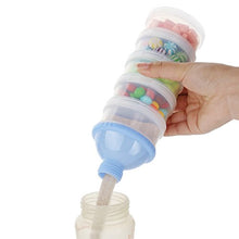 Load image into Gallery viewer, Accmor Baby Milk Powder Formula Dispenser, Non-Spill Smart Stackable Baby Feeding Travel Storage Container, BPA Free, 5 Compartments, 2 Pack
