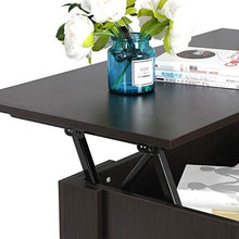 Load image into Gallery viewer, ZENY Lift Top Coffee Table with Hidden Compartment and Storage Shelves Modern Furniture for Home, Living Room, Décor
