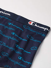 Load image into Gallery viewer, Champion Boys' Everyday Comfort Cotton Stretch Boxer Briefs 4-Pack, Navy/Teal/Grey Assortment, X Large
