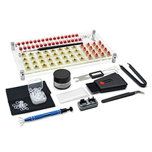 Load image into Gallery viewer, RUNJRX 32 Switches Acrylic Lube Station Tester Opener for Gateron Cherry Invyr TTC DIY Custom Mechanical Keyboard Keycap Switch Puller
