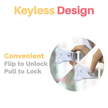 Load image into Gallery viewer, Sliding Door Lock for Child Safety (4-Pack) - Inaya - Child Proof Locks for Sliding Glass Doors, Windows, Closets &amp; Cabinets. Safety Locks for All Your Home Openings.
