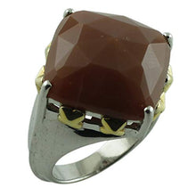 Load image into Gallery viewer, Carillon Certified Chocolate Moonstone Natural Gemstone Cushion Shape Engagement Ring 10K White Gold Jewelry For Women for Men
