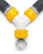 Load image into Gallery viewer, Camco 39666 Deluxe 20' Sewer Hose Kit with Swivel Fittings and Wye Connector - Ready To Use Kit Complete with Sewer Wye and Elbow Fittings, Hoses, and Storage Caps
