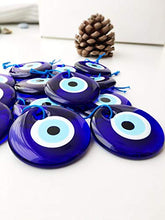 Load image into Gallery viewer, Evil Eye Home Protector - Glass Beads, Good Luck Charm, Doorway, Home Decoration, Wall Hanging, Gift Item, 3 Inches Wide
